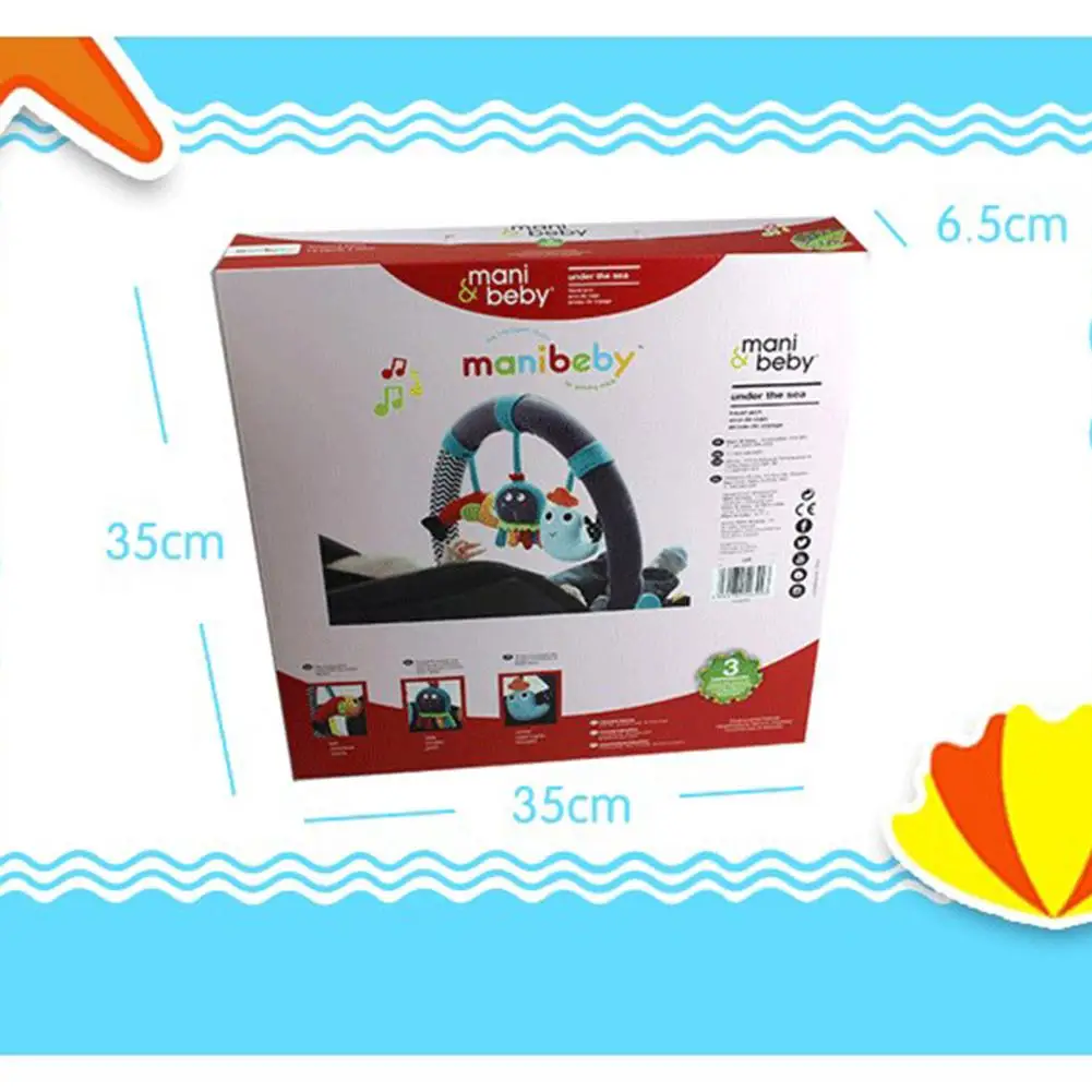 

Kuulee Bed Hanging Cute Animal Multi-function Bed Hanging Toy for Baby Stroller Car Baby Seat soft plush fabrics