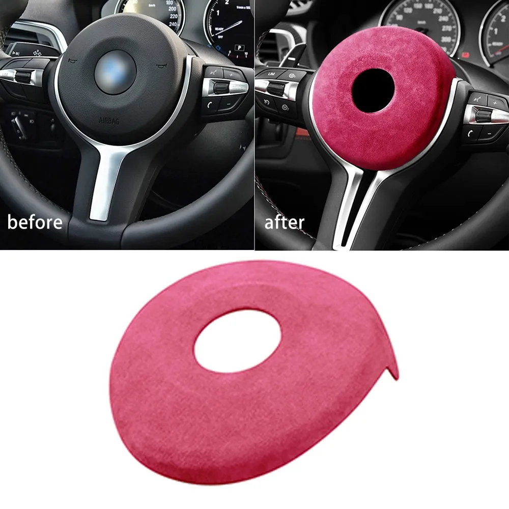 

New Steering Wheel Button Decoration Frame Cover Stickers For BMW F Chassis 1 2 3 4 Series Interior Accessories