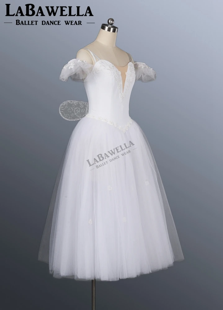 La Sylphide/романтическое балетное платье-пачка платье Белое Женское феи