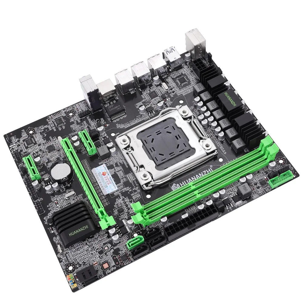 Распродажа материнских плат от известного бренда huanan Zhi X79 LGA2011 материнская плата с процессором Intel xeon E5 2620 V2 ram 8G DDR3 1600 REG ECC