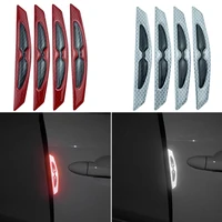 4pcsset car door reflective sticker warning tape car reflective strips for great wall hover h3 h5 h6 h8 m1 m4 m2 c30 c20r c50