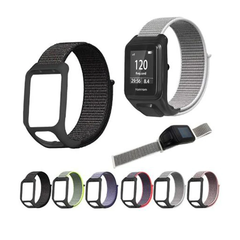 

Нейлоновый ремешок для часов TOMTOM Adventurer с защитой от царапин, сменный ремешок для наручных часов TomTom Runner 3, аксессуары для часов