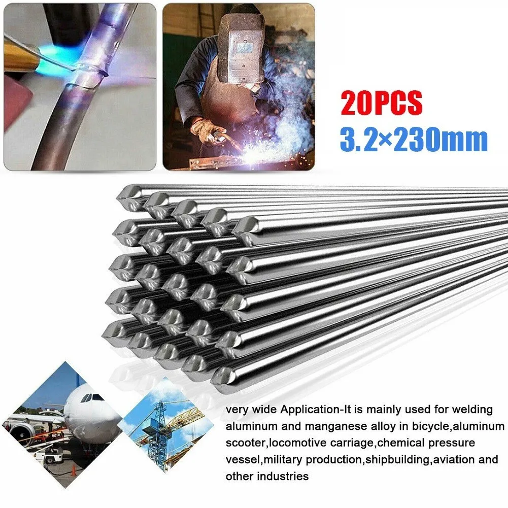 

20PCS 23cm Low Temperature Aluminium Welding Soldering Brazing Repair Rods Soldering Tools 3.2x230mm