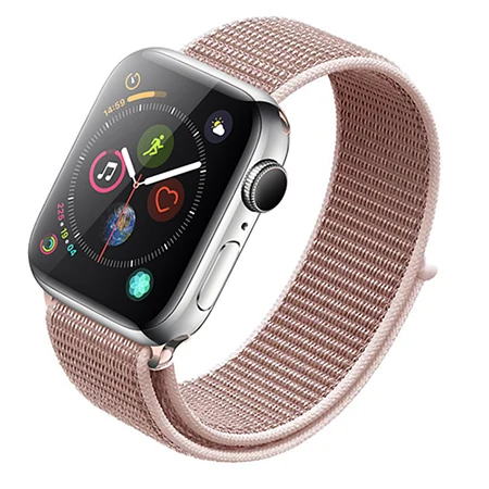 Нейлоновый ремешок для часов для Apple Watch Series 3 2 1 38 мм 42 мм мягкая дышащая Замена Спортивная петля для Iwatch Series 4 5 44 мм 40 мм - Цвет ремешка: color 14