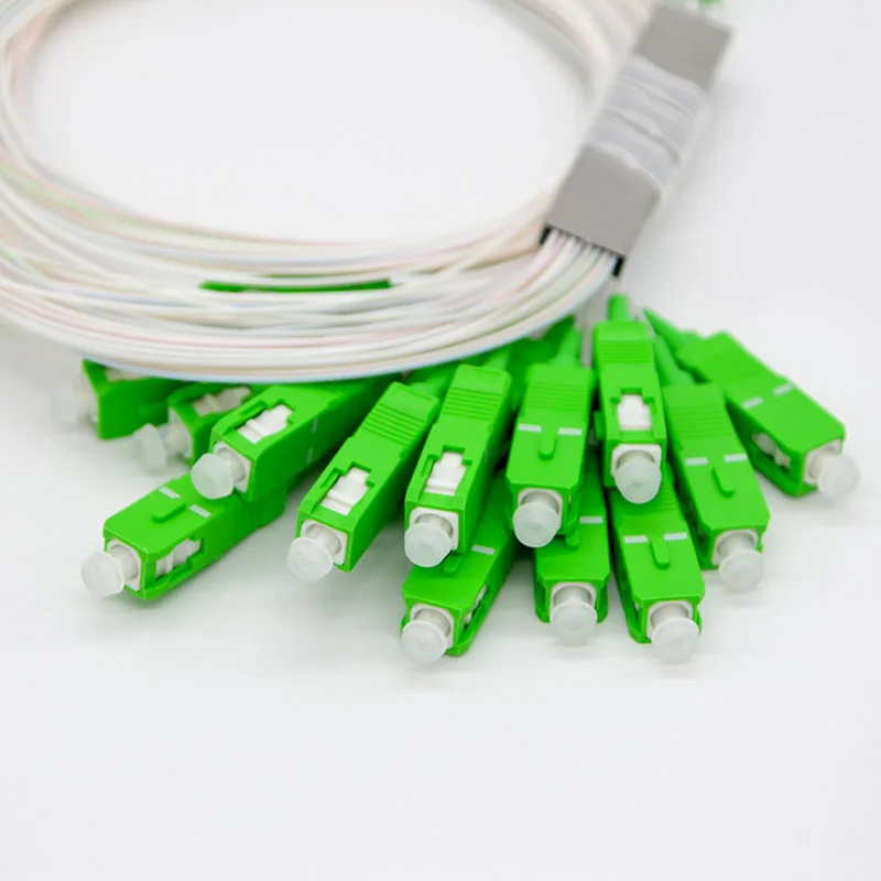 Новый оптоволоконный коннектор 0 9 мм одномодовый SC/APC 1:16 PLC блокирующий оптовый