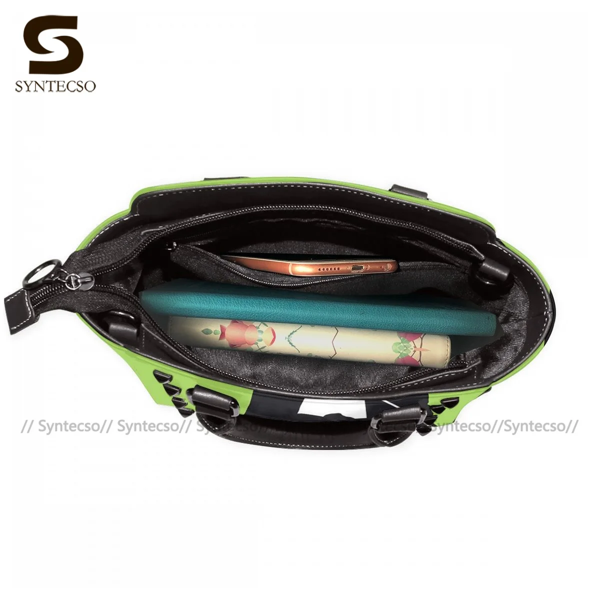 

Punk Rock Shoulder Bag Fashion Vintage Handbag Leather Work Woman Bags