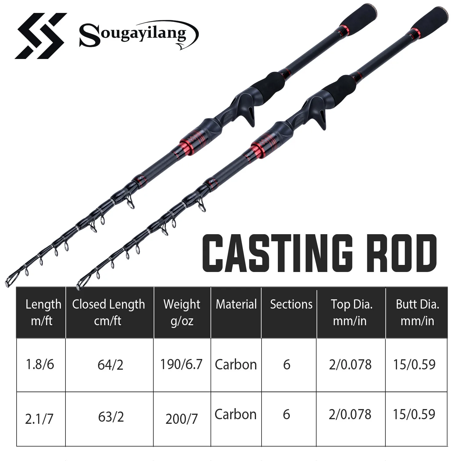 Удочка телескопическая из углеродного волокна 1 8/2 М|Удочки| |