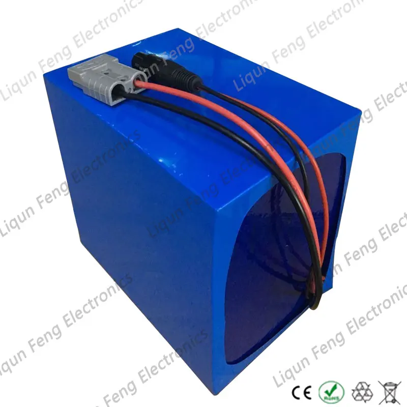 60V батарея 30AH 35AH 40AH 45AH 50AH литиевая электрического велосипеда Аккумулятор для 1500W