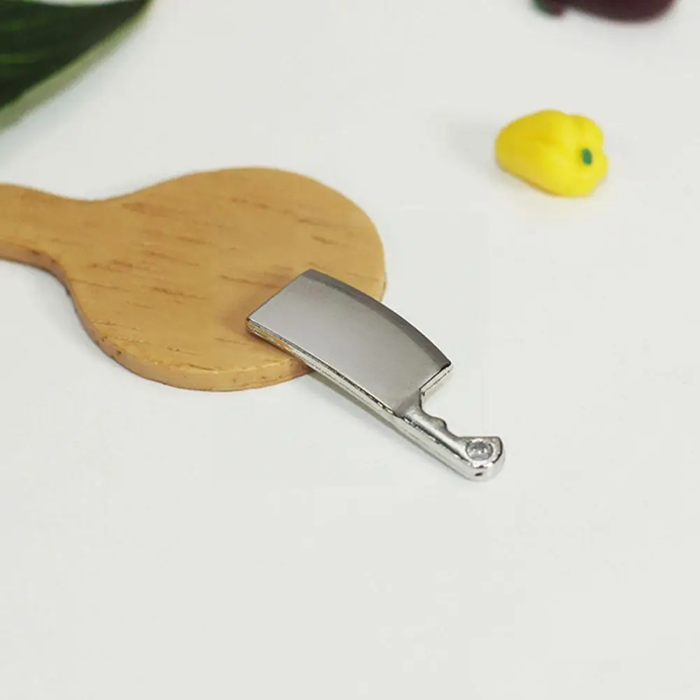

Mini Kitchen Knife Model Simulation Dolls House Dining High Ornament Tableware Quality Dollhouse Utensils Decoration Supplie D1Y