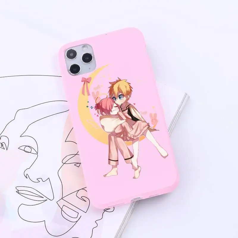 

Toilet Bound Hanako Phone Case Candy Color for iPhone 6 7 8 11 12 s mini pro X XS XR MAX Plus