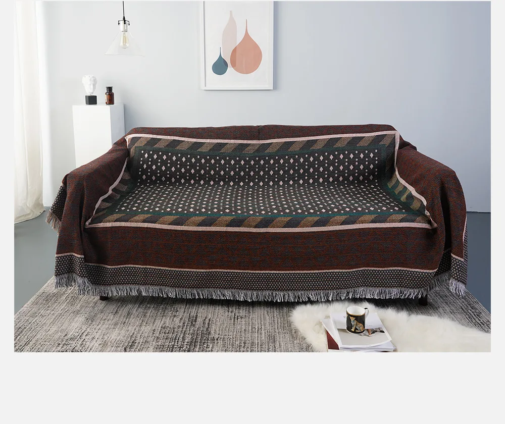 Геометрические пледы одеяло диван Cobertor висит гобелен для дивана самолет