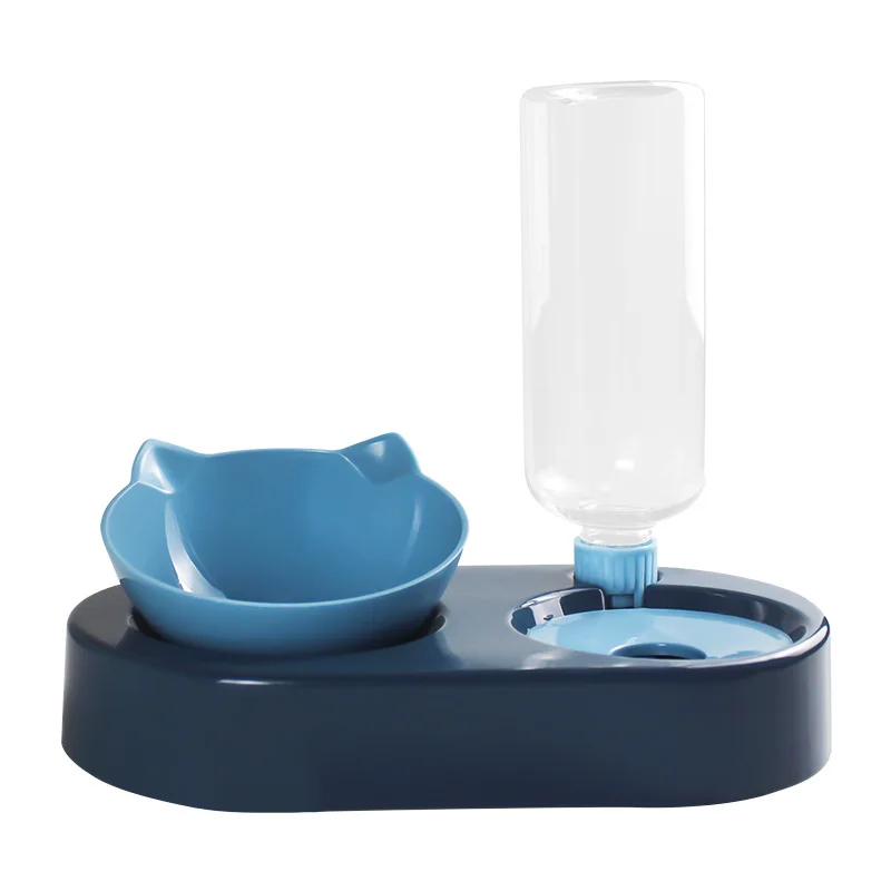 

Pet Bowl Automatic Feeder Dog Cat Food Bowl with Water Dispenser Double Bowl Cat Bowl Dog Water Feeder Bowl Cat Kitten Drinking