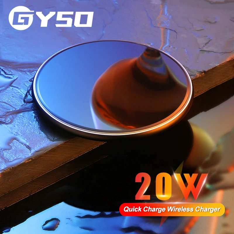 Беспроводное зарядное устройство GYSO 20 Вт для iPhone 12 SE 2020 11 Pro X/XS Max USB зарядная