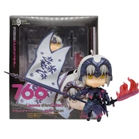 fate stay night q version saber apocryphe jeannedarc joan of arc with flag japanese anime figures action toy figures pvc model