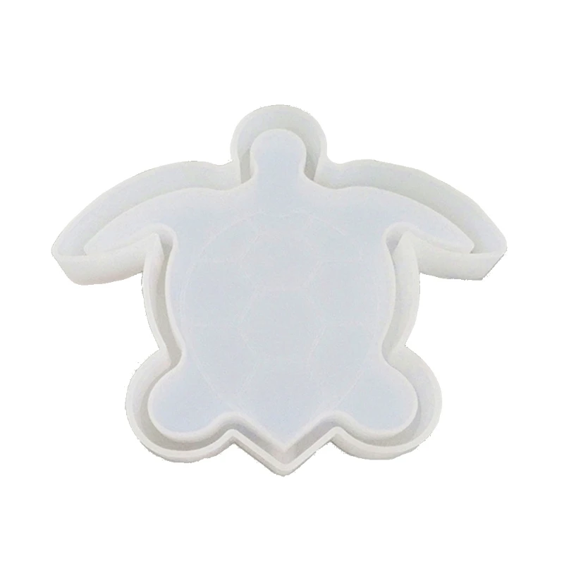 

Y1UE Tortoise Ashtray Resin Silicone Mold Animals Sea Turtle Shape Ashtray Resin Casting Molds Kit Resin Ashtray Mold Tools