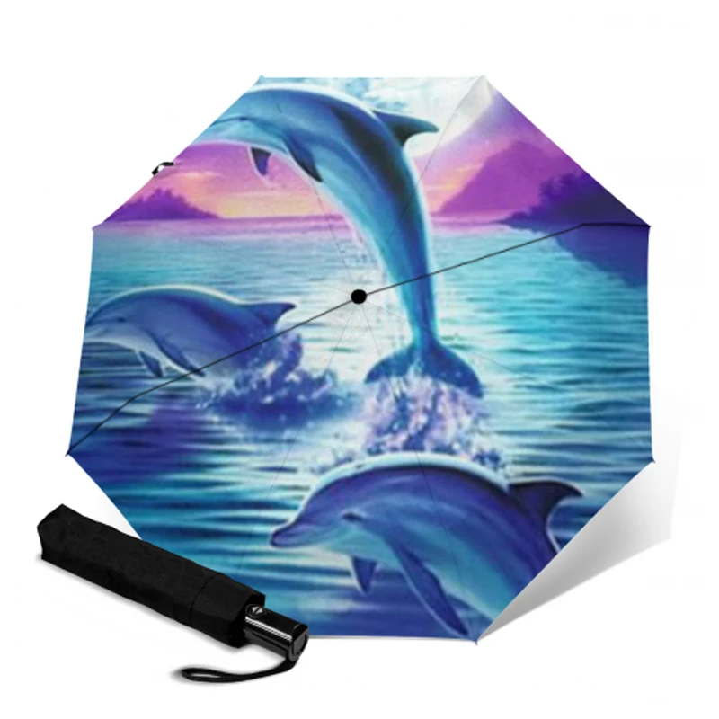 Складной зонт от дождя автоматические зонты компактный защитный из алюминиевого