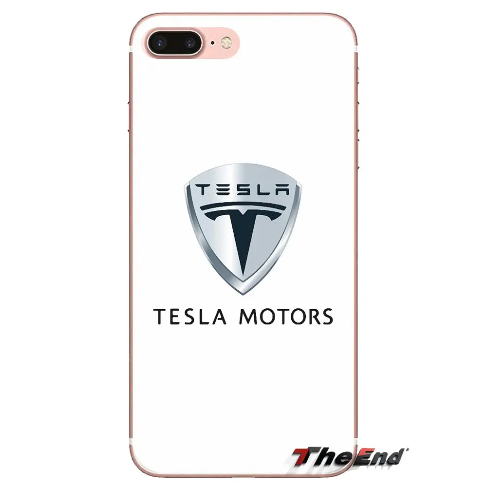 For Huawei Mate Honor 4C 5C 5X 6X 7 7A 7C 8 9 10 8C 8X 20 Lite Pro Transparent Soft Shell Covers luxury car Tesla Logo |