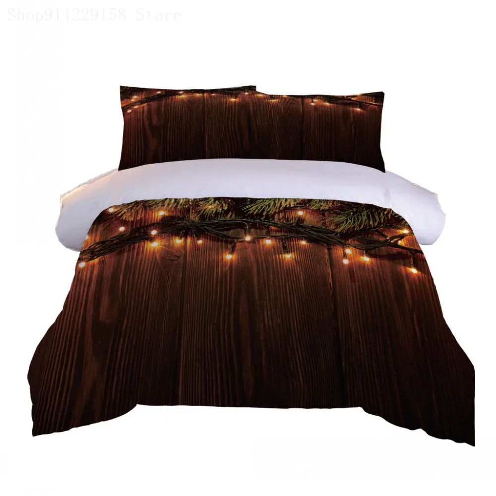 

3D Printed Brown Bedspread Duvet Cover Bedding Set Duvet Covers Pillowcases Comforter Bedding Set Bedclothes Bed Linen(NO sheet