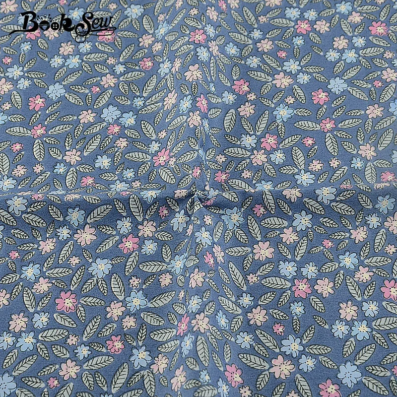 Booksew 6 PCS/lot 40x 50cm Scrapbooking Patchwork DIY Sewing Material Textile Tissu Coton Floral Fabric Cotton Twill Cloth
