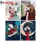 Huacan алмазная вышивка иконы красота Полные комплекты вышивка крестиком женщина мозаика девушка подарок ручной работы