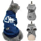 Зимняя одежда для кошек, куртка для маленьких собак, теплая одежда для кошек, одежда для щенков, свитер для мопса, французского бульдога, ropa para gato