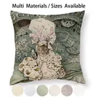 Персонажи детской комнаты. Женская мышь в колпачке. 1902. Беатрикс Поттер. Чехол для подушки, наволочка из хлопка и льна