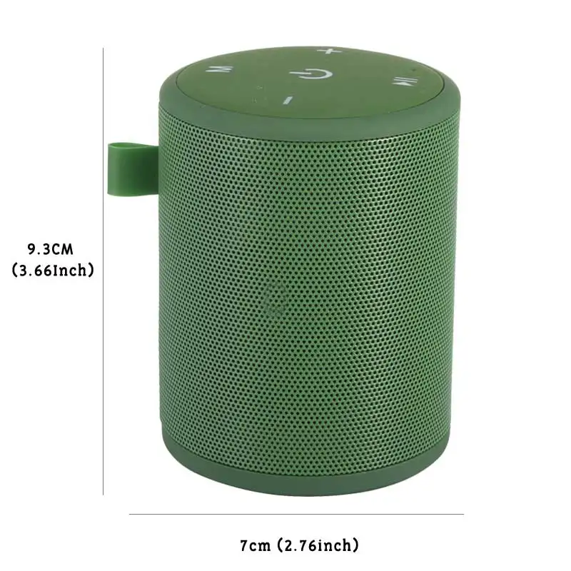T2 mini Green T2 беспроводной Bluetooth динамик водонепроницаемый портативный открытый мини Колонка коробка динамик Поддержка TF карты стерео HiFi динамик s - Цвет: T2 mini Green