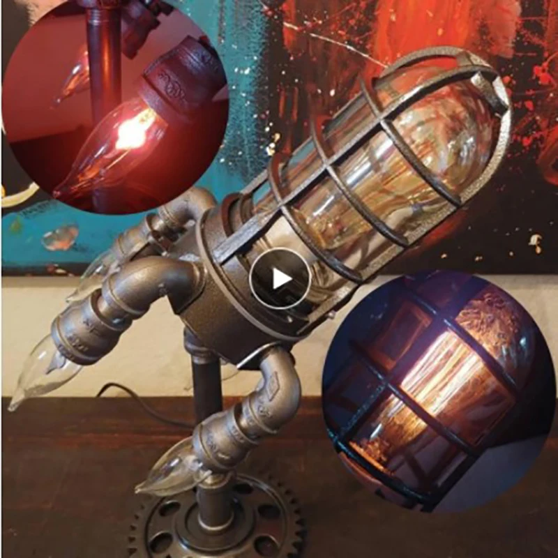 

Светильник в виде ракеты на День отца, комнатное украшение, ночсветильник, отличный подарок, комнатный декоративный светильник для отца, кр...