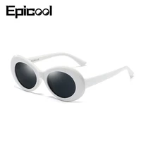 epicool retro sunglasses women oval resin frame sun glasses brand design mirror sunglasses fashion female glasses uv400