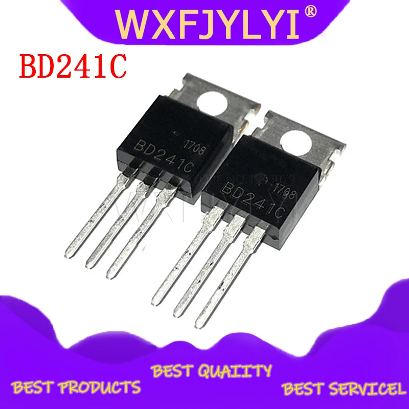 10 шт. BD241C-220 BD241 TO220 241C | Электронные компоненты и принадлежности