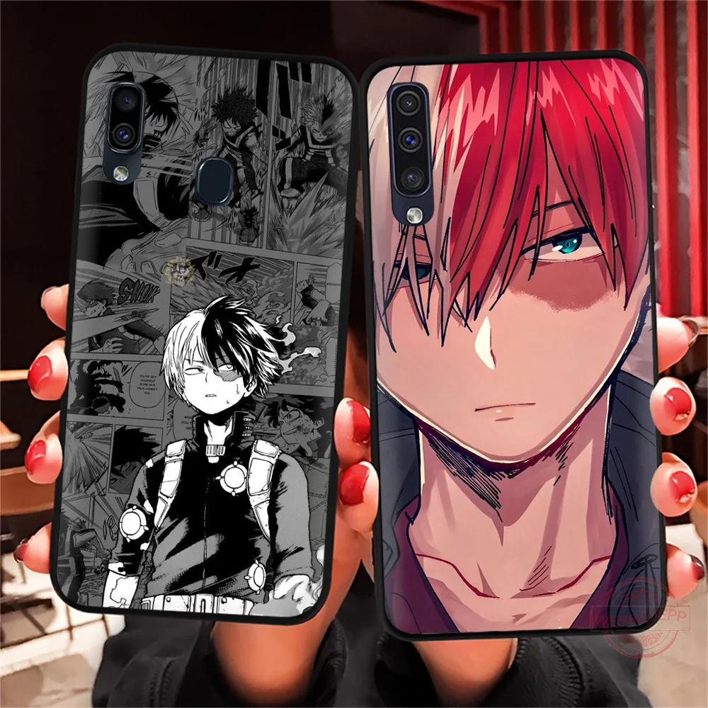 WEBBEDEPP шото Todoroki мягкий чехол для телефона с изображением цветов Samsung A10S A6 7 8 9 A10 20 A40