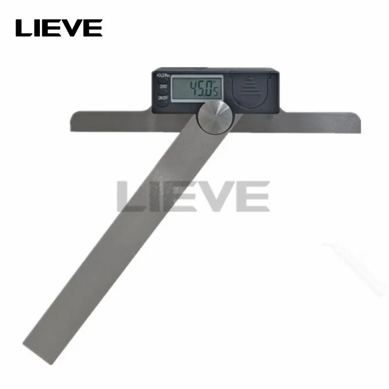 

Stainlees Steel Digital Display Fastening Protractor Meter 0-180 Degree Electronic Protractor Angle finder Measuring Tool