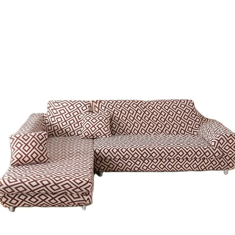 Эластичный чехол на диван для Гостиная стрейч Чехлы L-shape форме благодаря чему