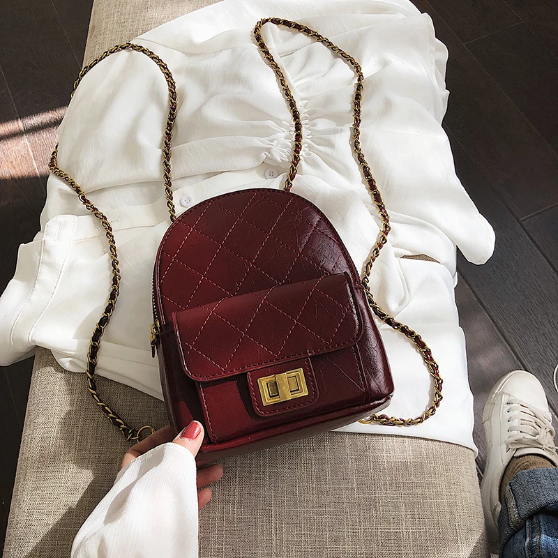 

Vintage Small Backpack Korean Fashion Students Travel Waterproof Backpack Casual Simple Mochilas Para Mujer Bags DE50SJB