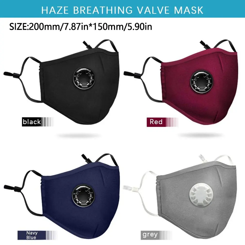

4Pcs Safety Cotton Face Mask With 8Pcs Filters Washable And Reusable Haze Dust Protection Face Health For Adults