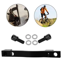 2pcs mtb bike disc brake converter ultralight bracket adapter cycling brake caliper mounting bracket with screws bike accessorie