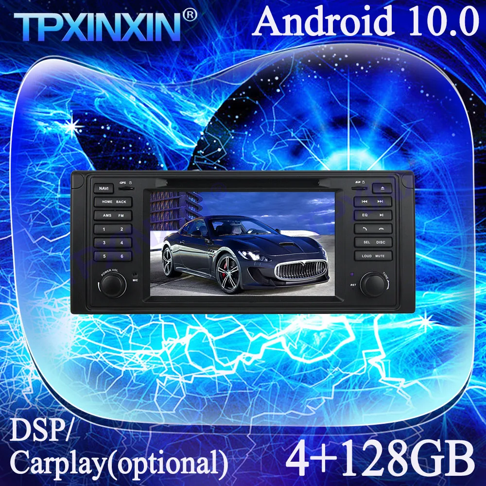 

PX6 For Benz E39 1995-2003 Android 10.0 Carplay 4G+128G Multimedia Player Tape Recorder GPS Navigation Auto Radio Head Unit DSP