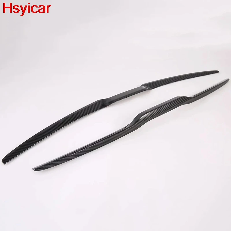 Hsyicar For Kia Cerato Forte k3 4 Front Hood Bonnet Grille Grill Lip Garnish Cover Trim ExteriorAccessories ABS CarbonFiber