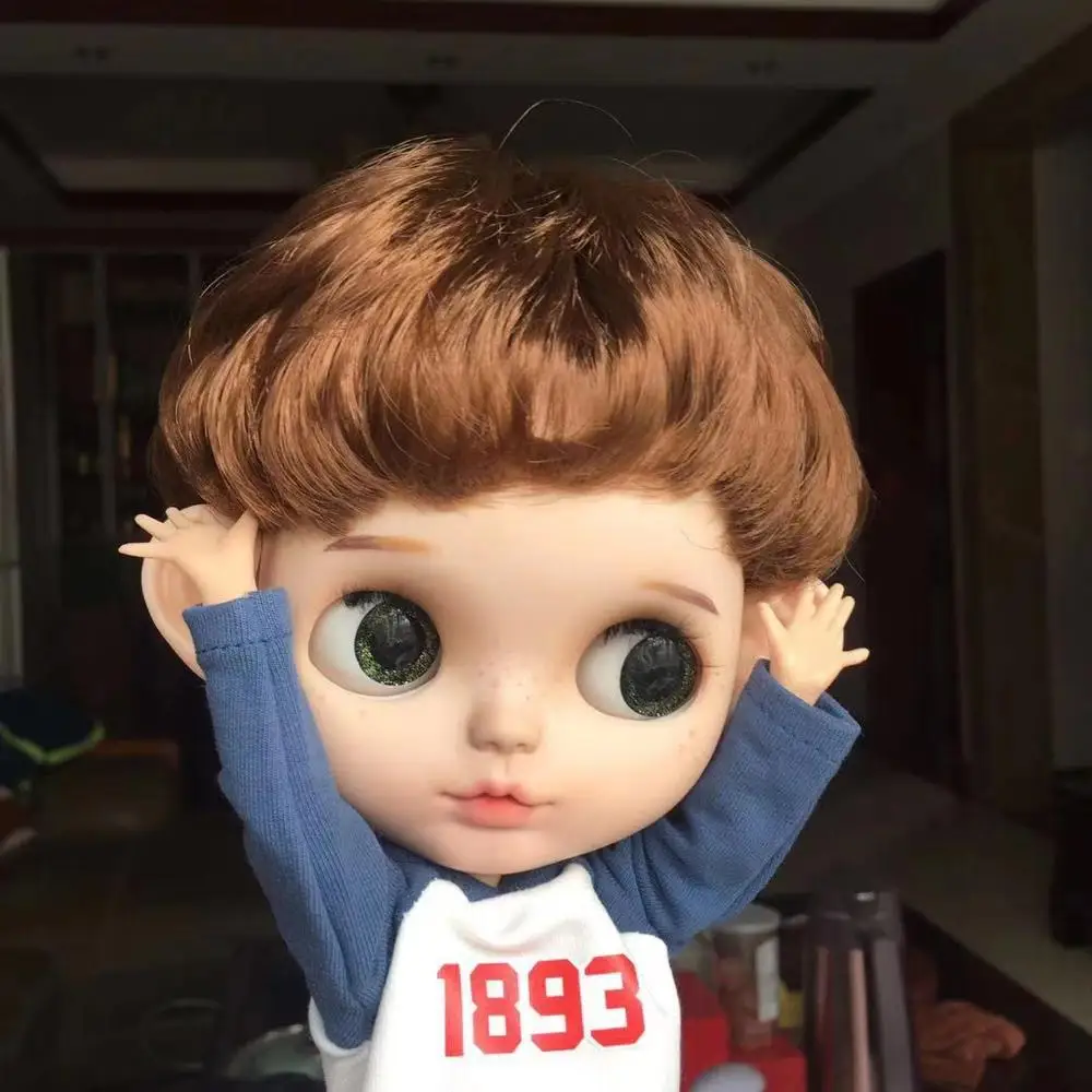 Ледяной 19 шарнир blyth кукла с Макияж лица белая кожа волосами Девушка подарок DIY