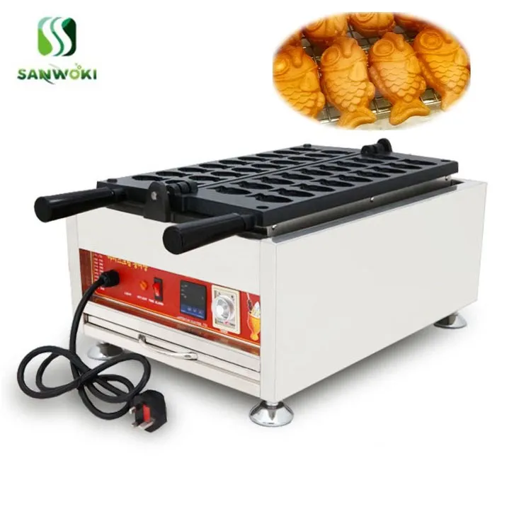 Мини машина в форме золотой рыбы для снэков вафельных тортов форма Taiyaki 18 шт.