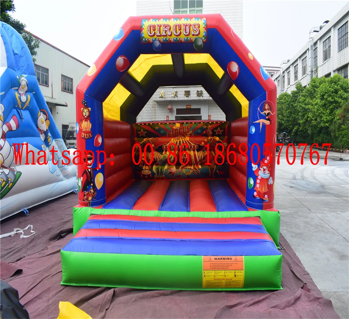 

Commercial children's inflatable trampoline toy for sale outdoors