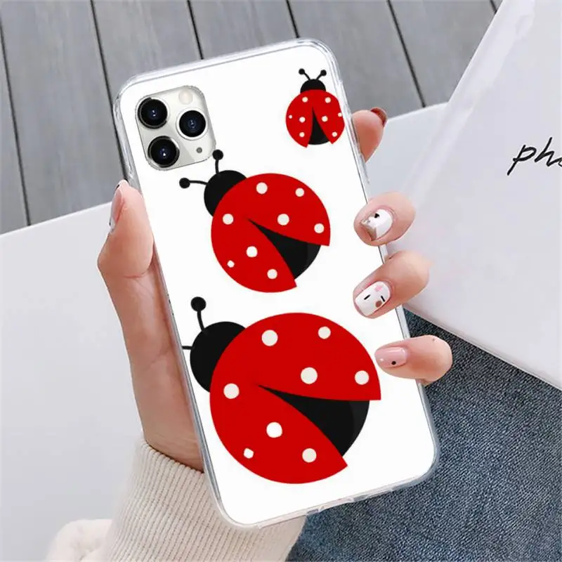 

Lady bug Ladybug ladybird Phone Case For iphone 12 5 5s 5c se 6 6s 7 8 plus x xs xr 11 pro max mini