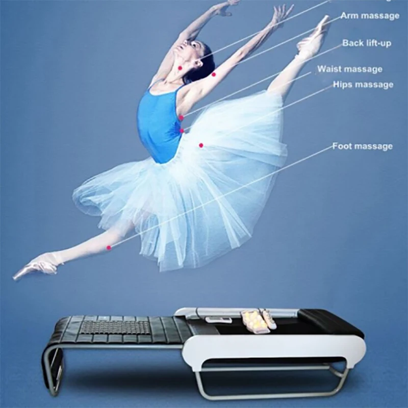 Массажный стол портативный шиацу инфракрасная терапия подогрев V3 массажная