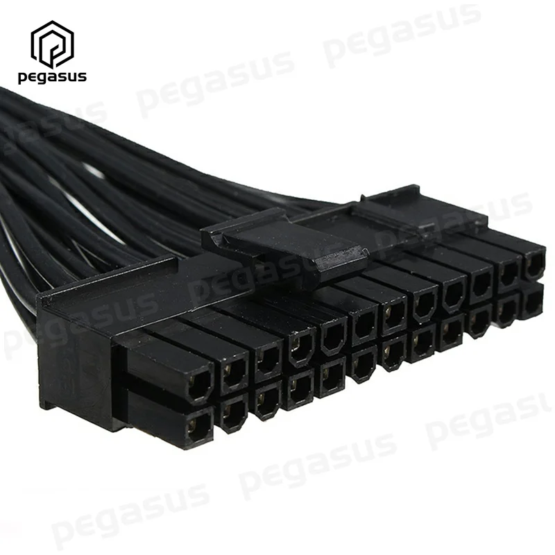 Тройной блок питания 3 блока 24 контакта тройной кабель ATX шнур для майнера