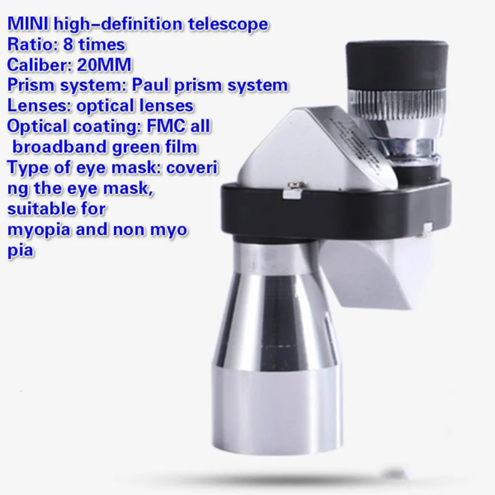 

Portable Telescope Outdoor Camping Telescope Metal Monocular High-power High-definition Low-light Night Telescope