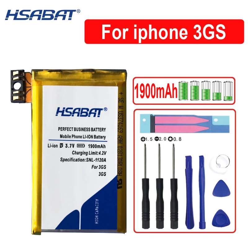 HSABAT 4500 мА/ч, Батарея для Apple iphone 3GS SE 4 4G 4S чехлы для айфонов 5 5G 5S 5C 6 6G 6S plus 7 7G фотоаппаратов моментальной печати 7S 8 8G 8S для iphone 6S Плюс/7 Plus /8 Plus