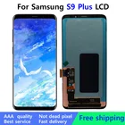 100% Оригинальный AMOLED ЖК-дисплей для Samsung S9 Plus G965F, G965U, G965, сенсорный экран в сборе, Замена + рамка