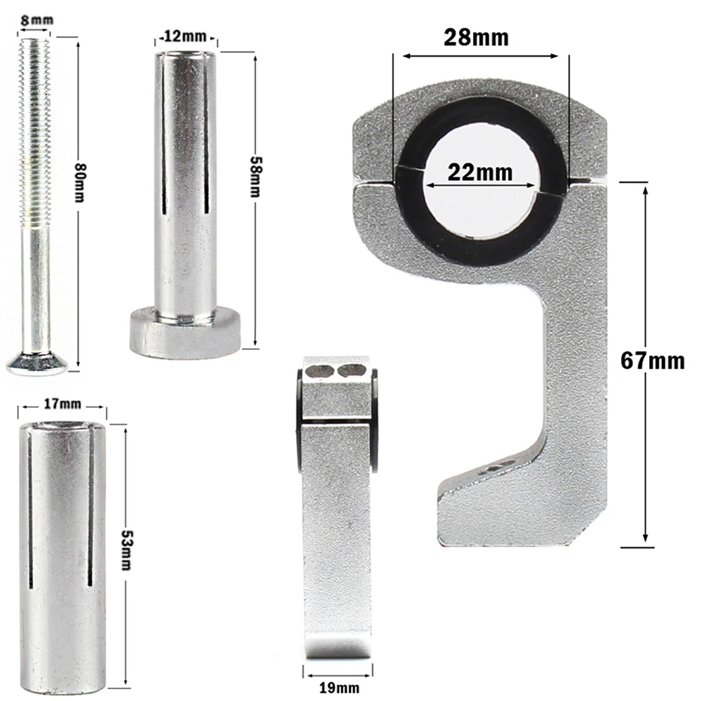 Защита для рук мотоцикла защитная накладка квадроциклов Honda ADV EXC EnduroHusqvarna TE CRF 22 мм