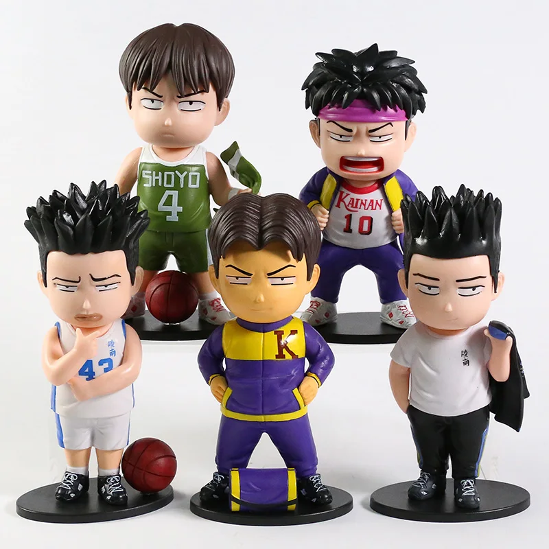 

16cm SLAM DUNK Ryonan Kainan Shoyo PVC Figures Toys 5pcs/set