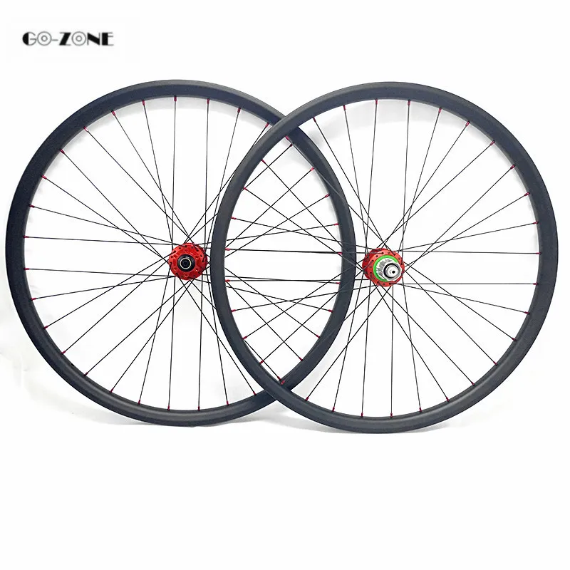 Диск mtb Углеродные колеса Асимметричные 30x24 мм бескамерные диски надеюсь 4 boost 110x15